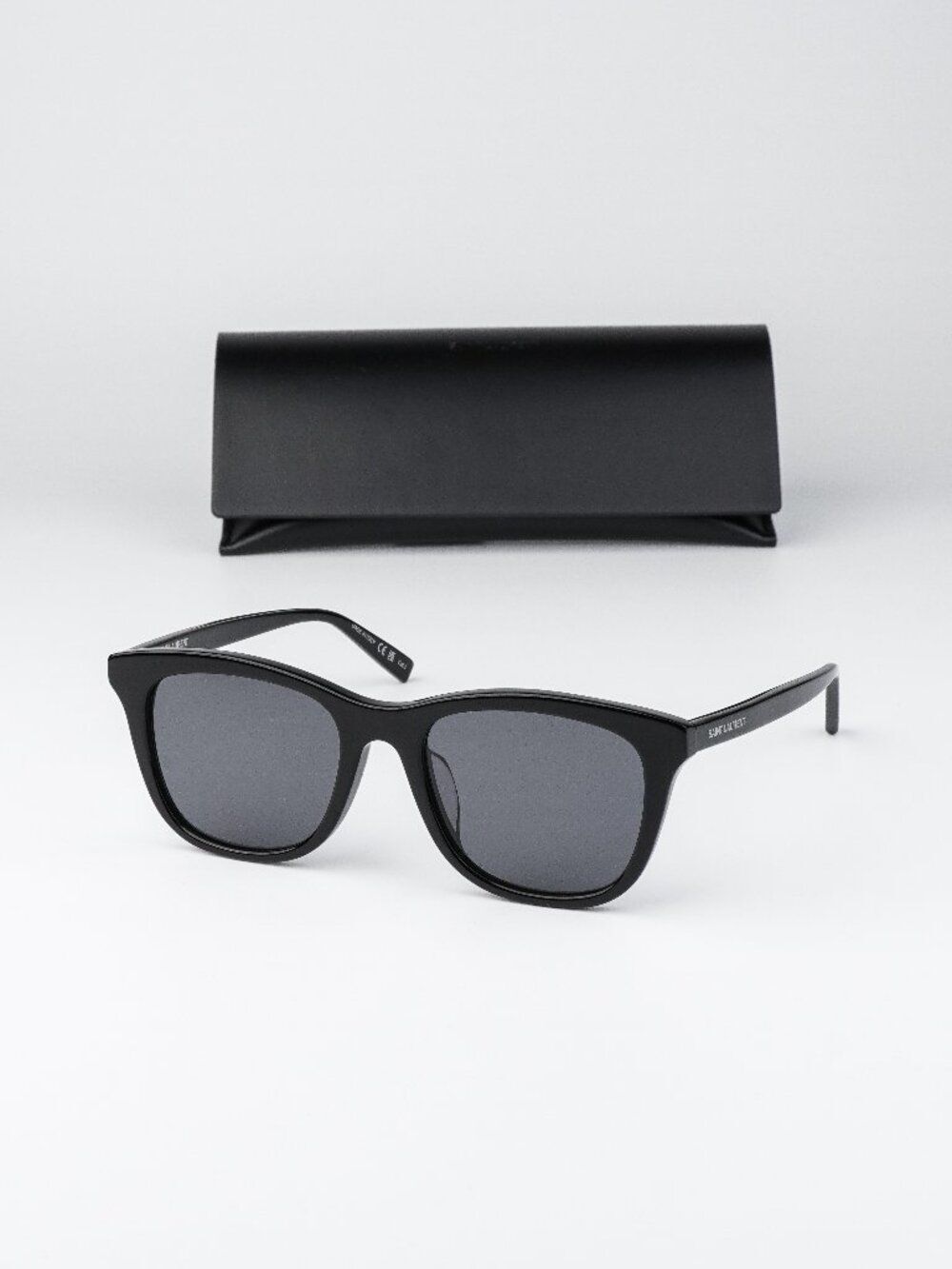 Saint Laurent Men Sunglasses Black Square SL587/K 001 NEW AUTHENTIC